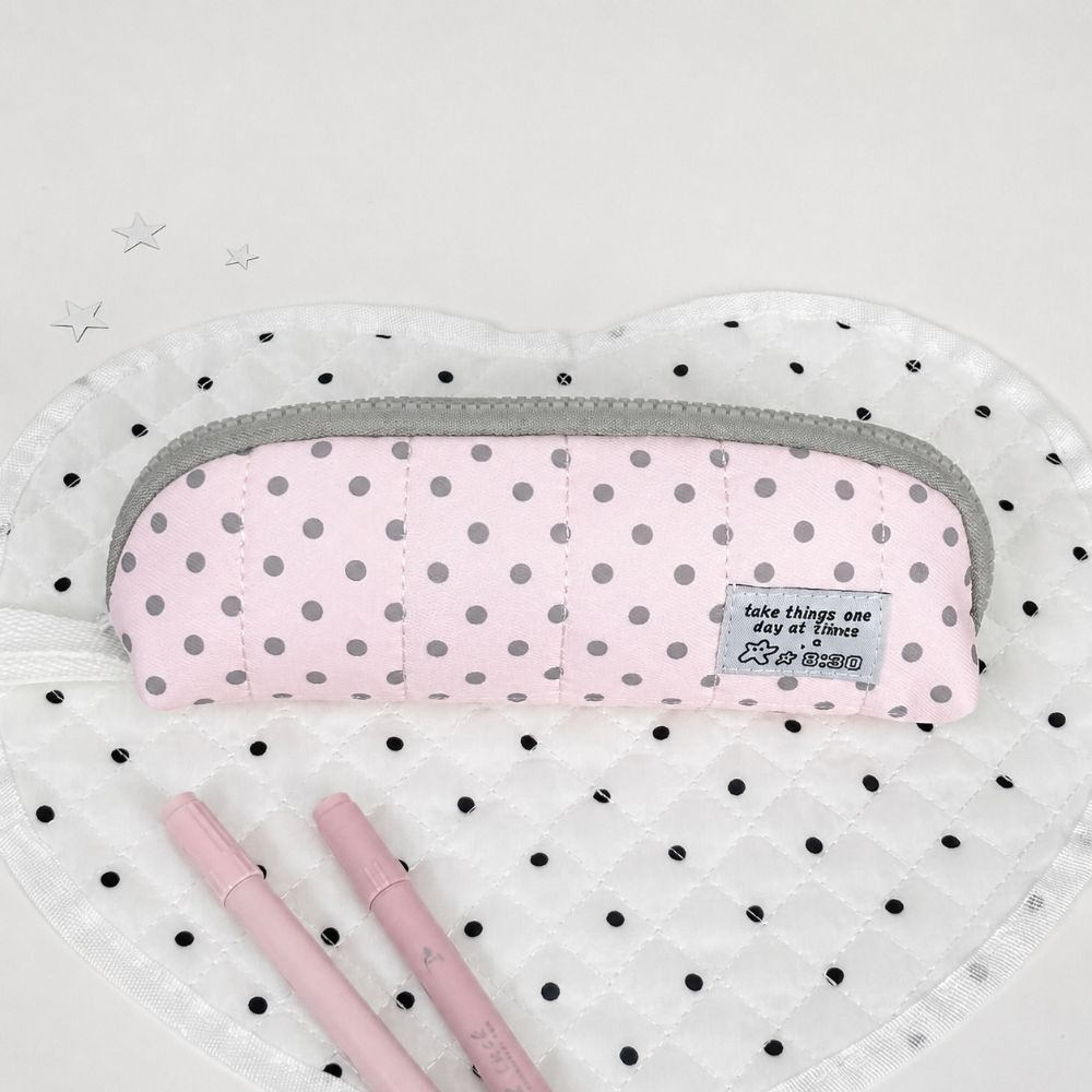 حافظة أقلام بتصميم منقط أنيق،  - مراجعة Aesthetic Large Pencil Case Pouch وسعره