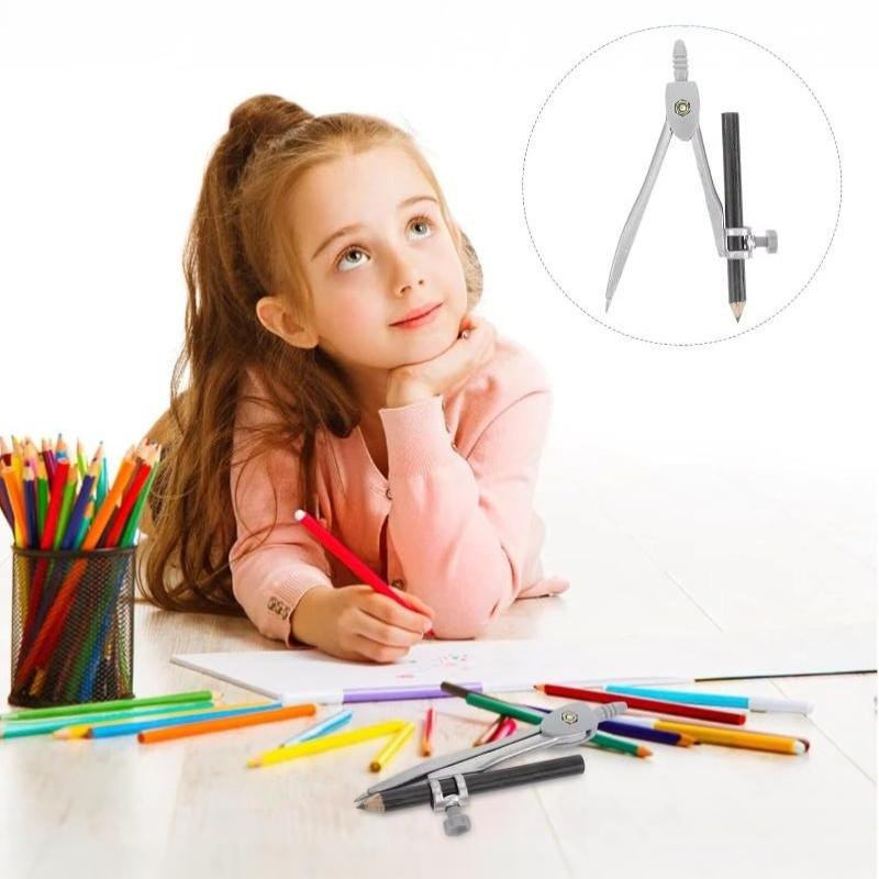 مجموعة أدوات رسم دقيقة مضادة ل - مراجعة Math Geometry Set With Compass وسعره