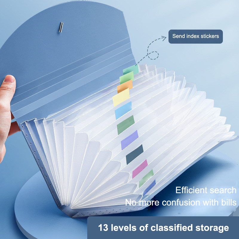 ~13 جيبًا، حافظة ملفات قابلة ل - مراجعة Expandable Accordion File Folder 13 Pockets وسعره
