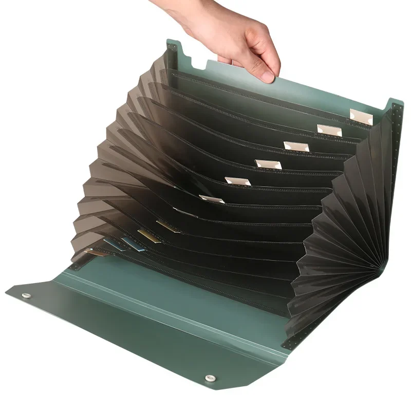 منظم ملفات قابل للتوسيع بحجم A - مراجعة Expandable Accordion File Folder 13 Pockets وسعره