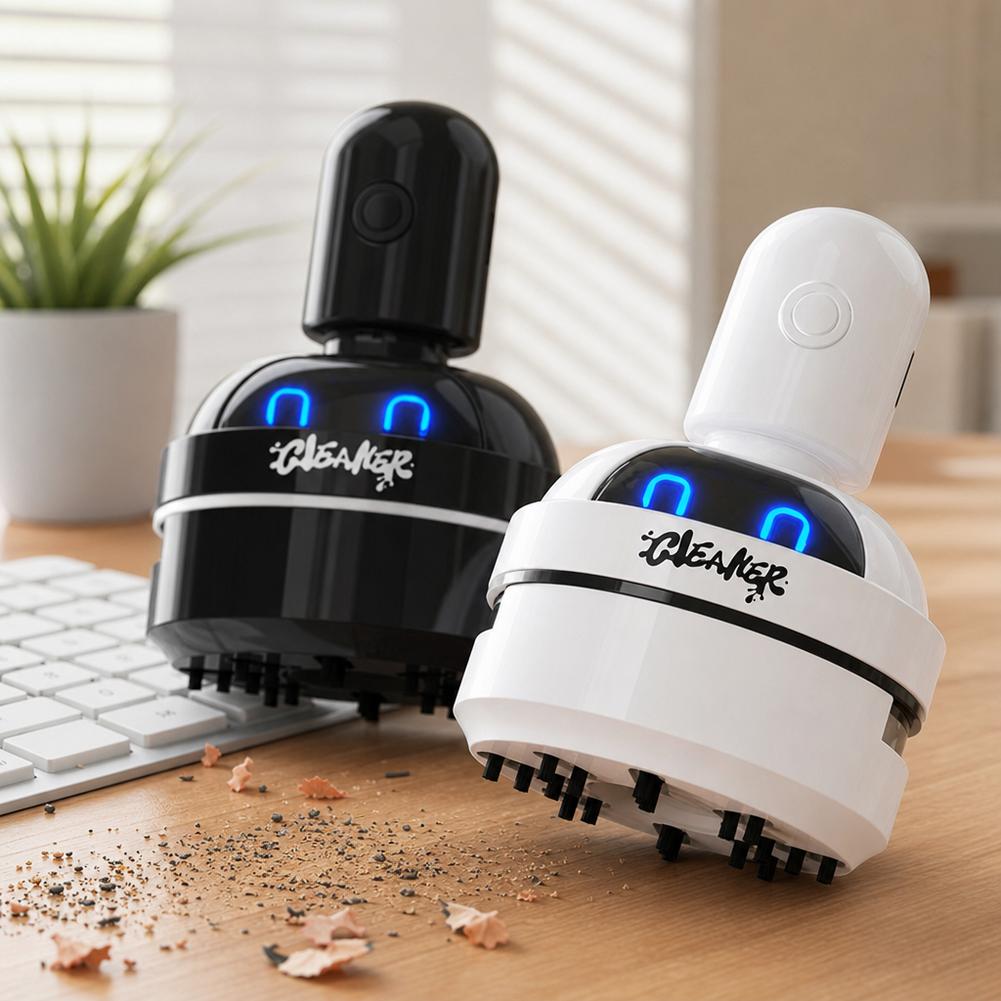 مكنسة كهربائية محمولة صغيرة لل - مراجعة Mini Desktop Vacuum Cleaner For Eraser Dust وسعره