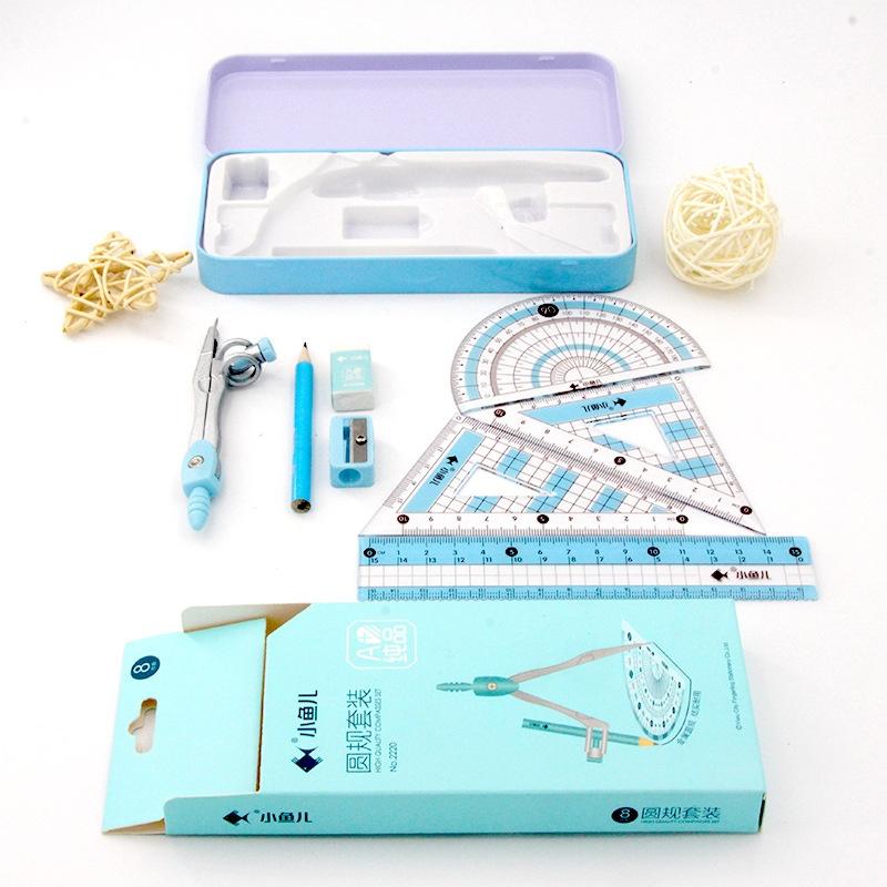 مجموعة أدوات رسم هندسية تتكون  - مراجعة Math Geometry Set With Compass وسعره