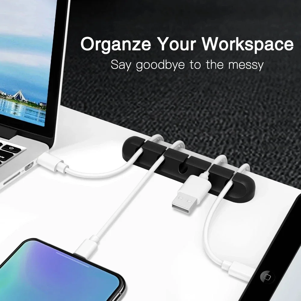 منظم كابلات USB من السيليكون،  - مراجعة Desk Accessories وسعره