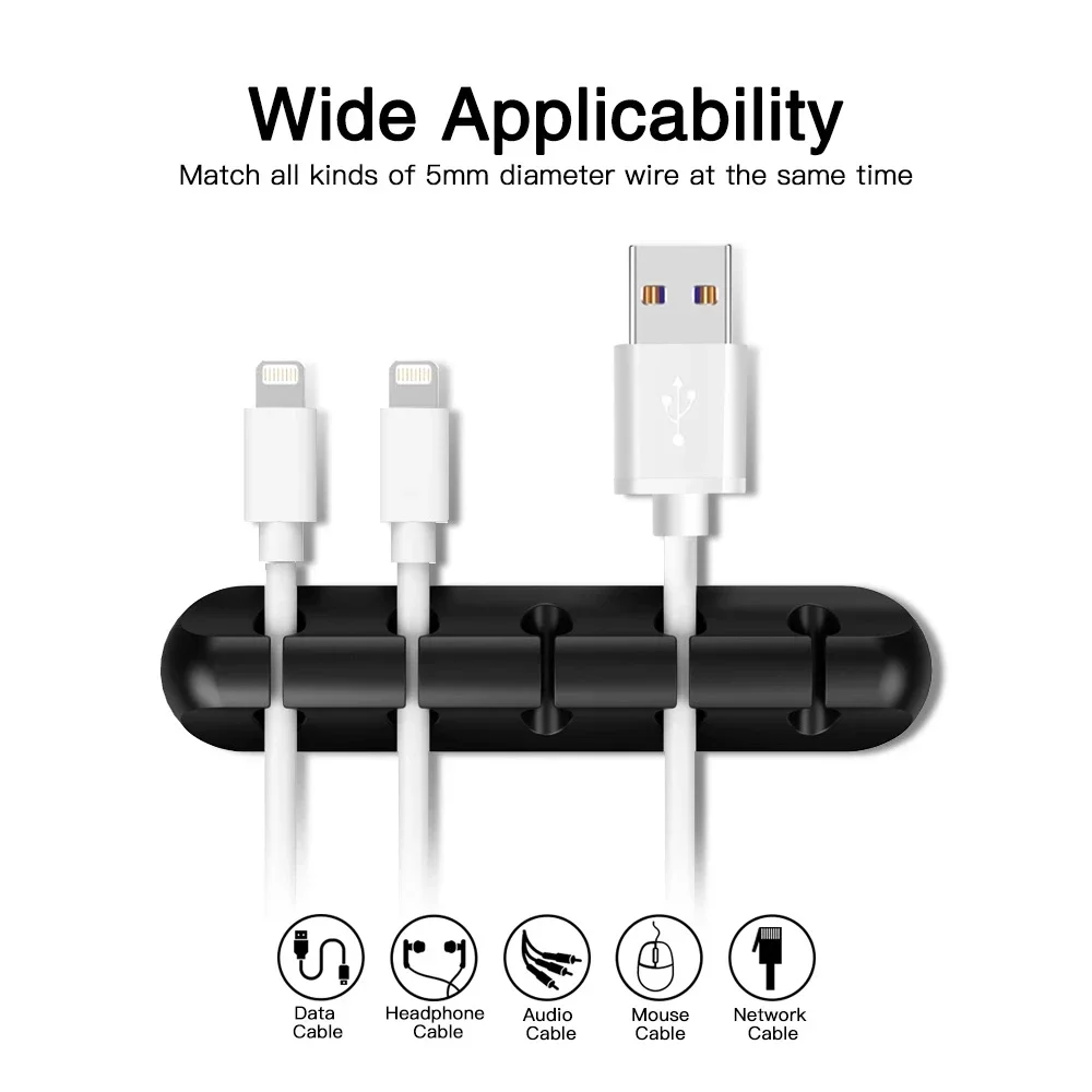 منظم كابلات USB من السيليكون،  - مراجعة Desk Accessories وسعره