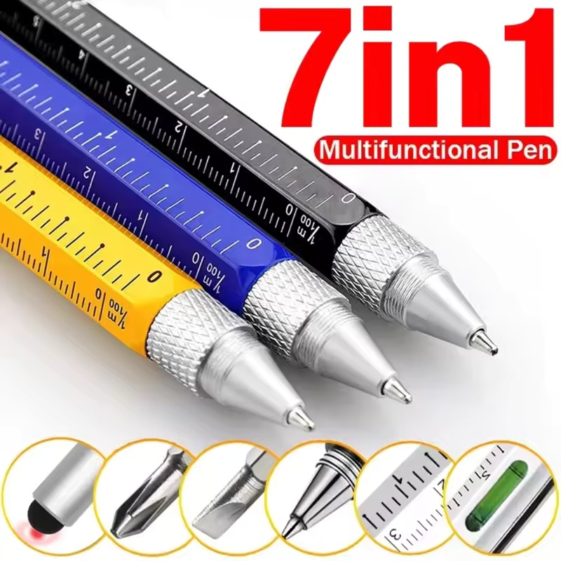 قلم متعدد الوظائف 7 في 1 مع شا - مراجعة Writing Tools وسعره
